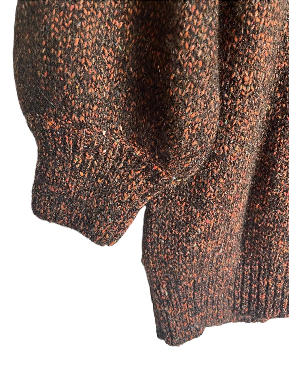 Anine Bing Rosalind Sweater Chunky Balloon Puffed Sleeves Alpaca Blend - Picture 10 of 15